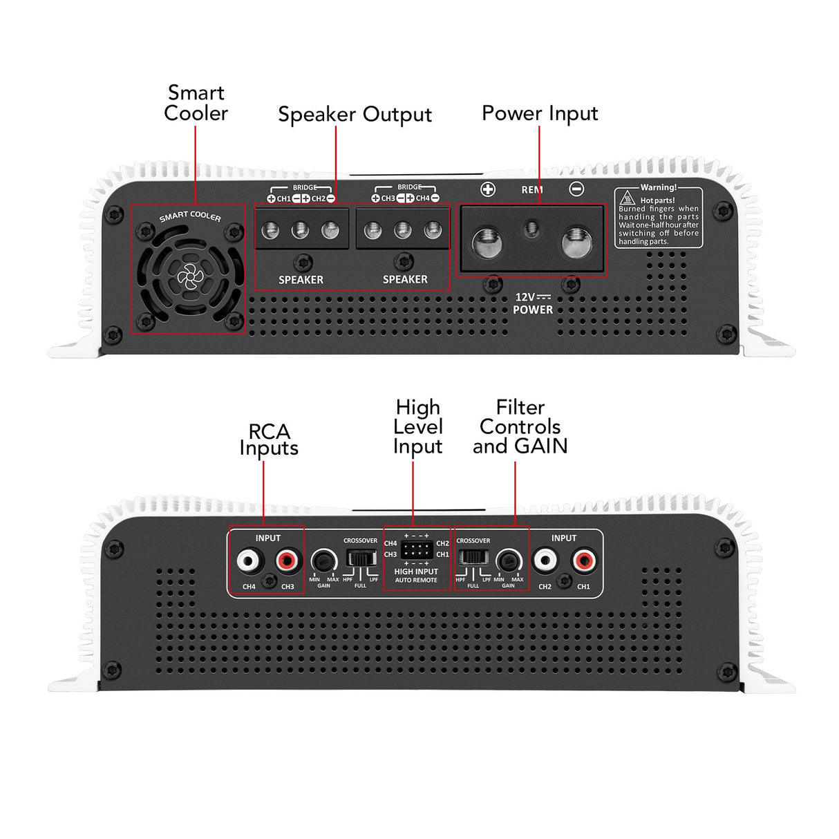 Taramps DS 4000X4 Car Audio Amplifier Taramps US
