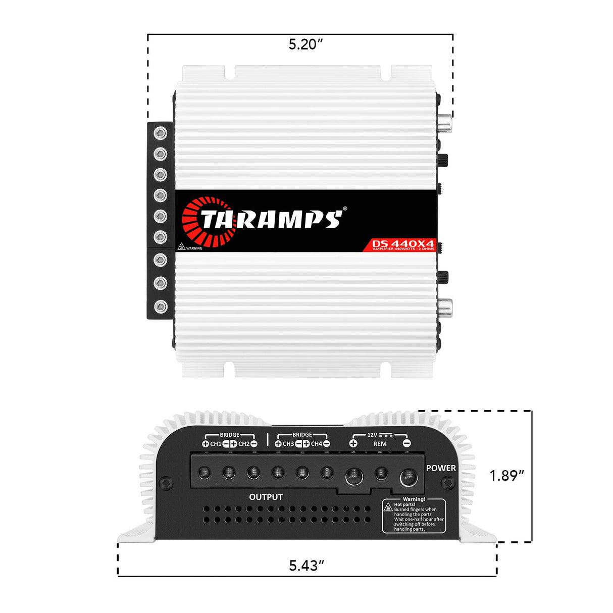 Taramps DS 440x4 Car Audio Amplifier Taramps US
