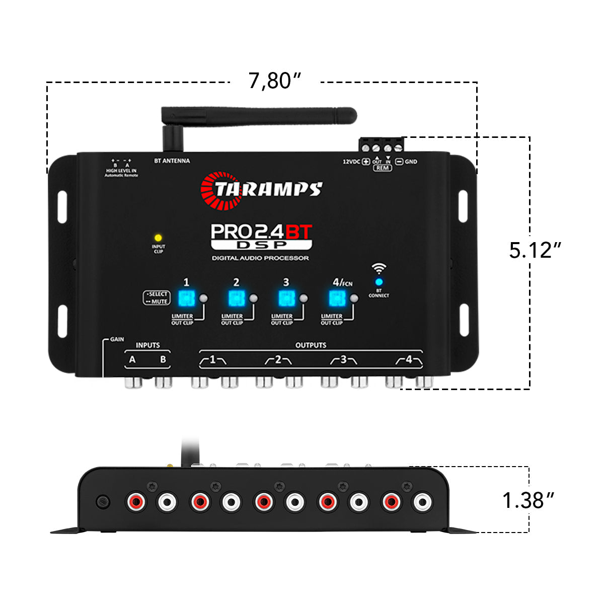 Taramps PRO 2.4 BT Bluetooth Audio Processor Taramps USA