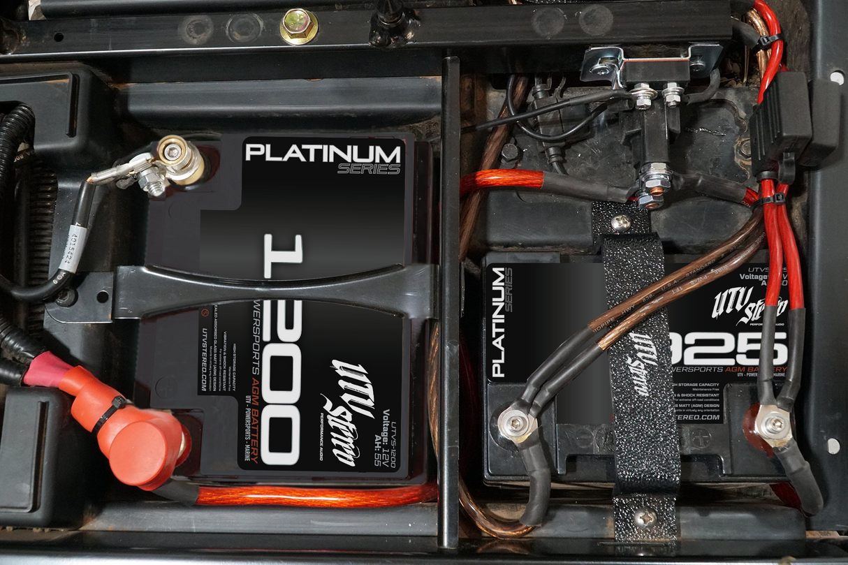 Polaris RZR 2nd Battery Kit | UTVS-RZR-2BATT-KIT UTV Stereo