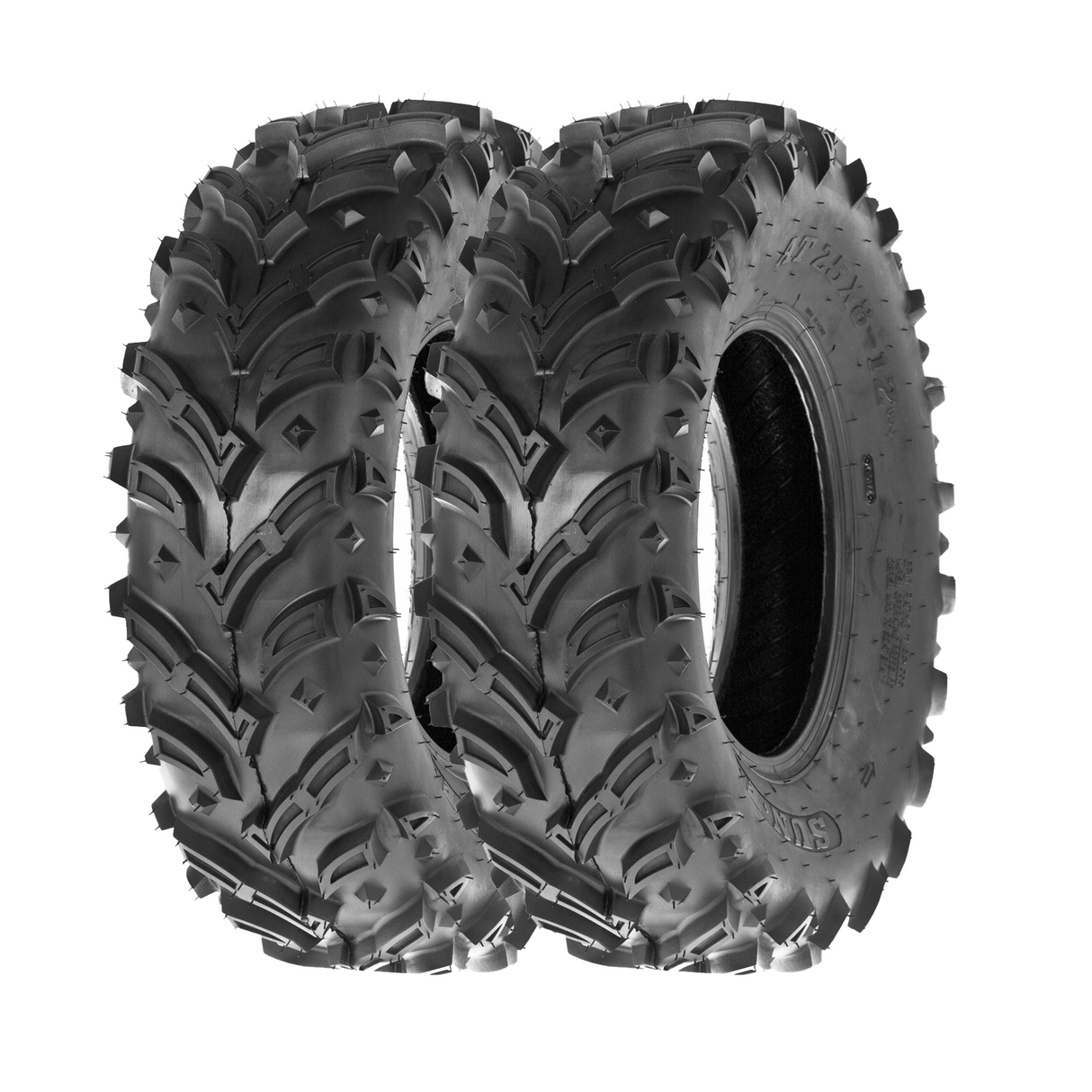 SunF ATV TIRE/UTV TIRE All Terrain 6 PR Tubeless A024-1 (set of 2) SUNF