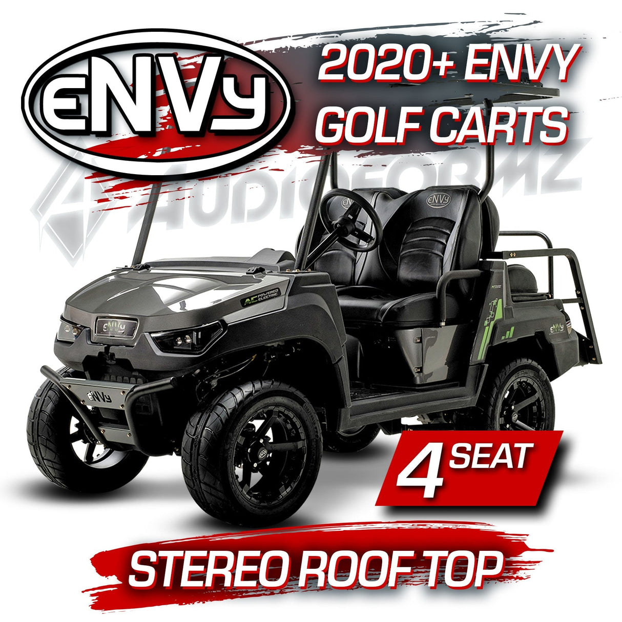 2020+ eNVy Golf Cart Stereo Tops (4-Seat) eNVy