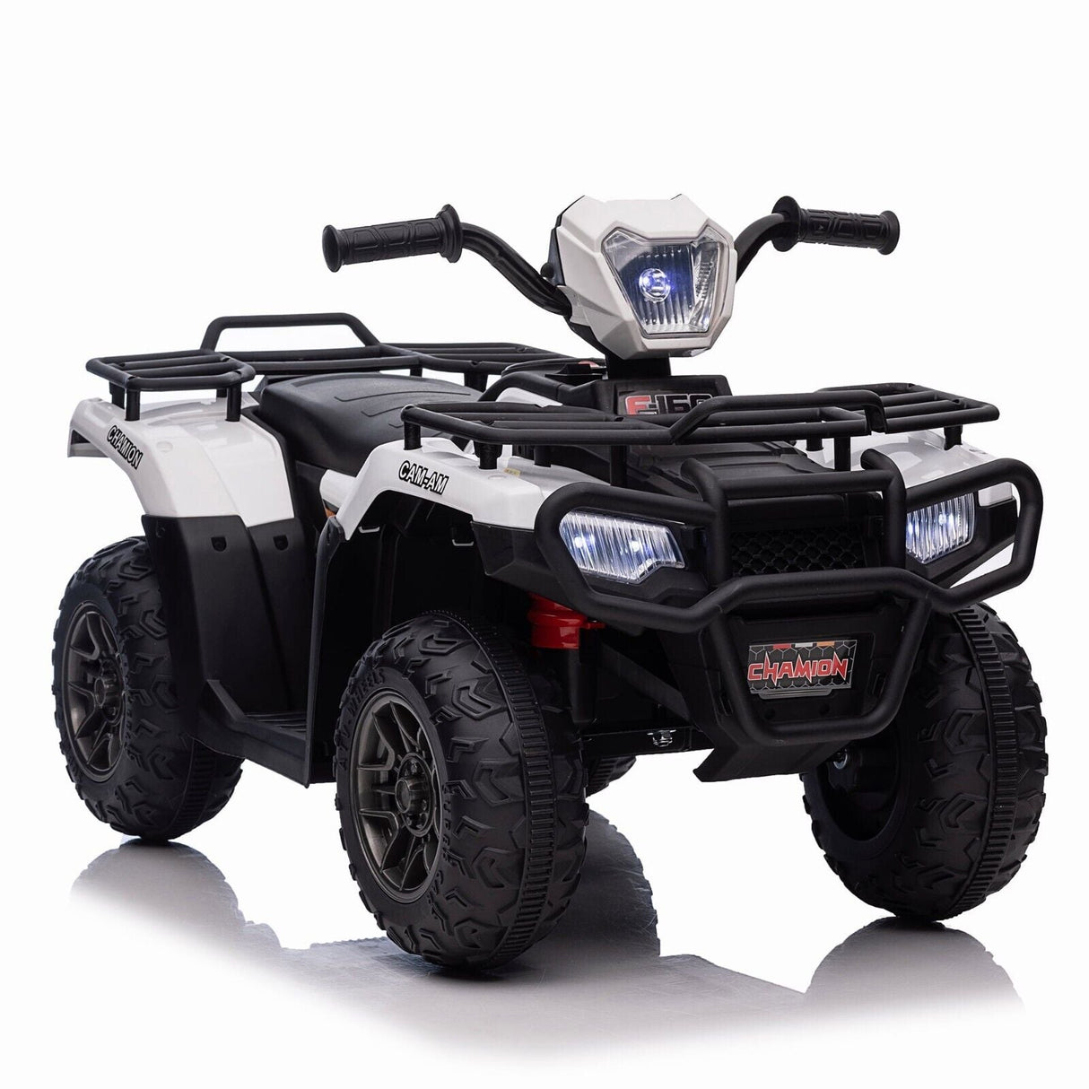 Electric 4-Wheeler ATV for Kids with AUX and USB Ports - 12V Ride-On Quad Car