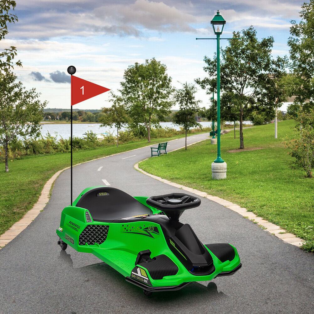 Electric Drifting Go-Kart for Kids with Brushless Motor and Music - 24V Ride On Drift Car
