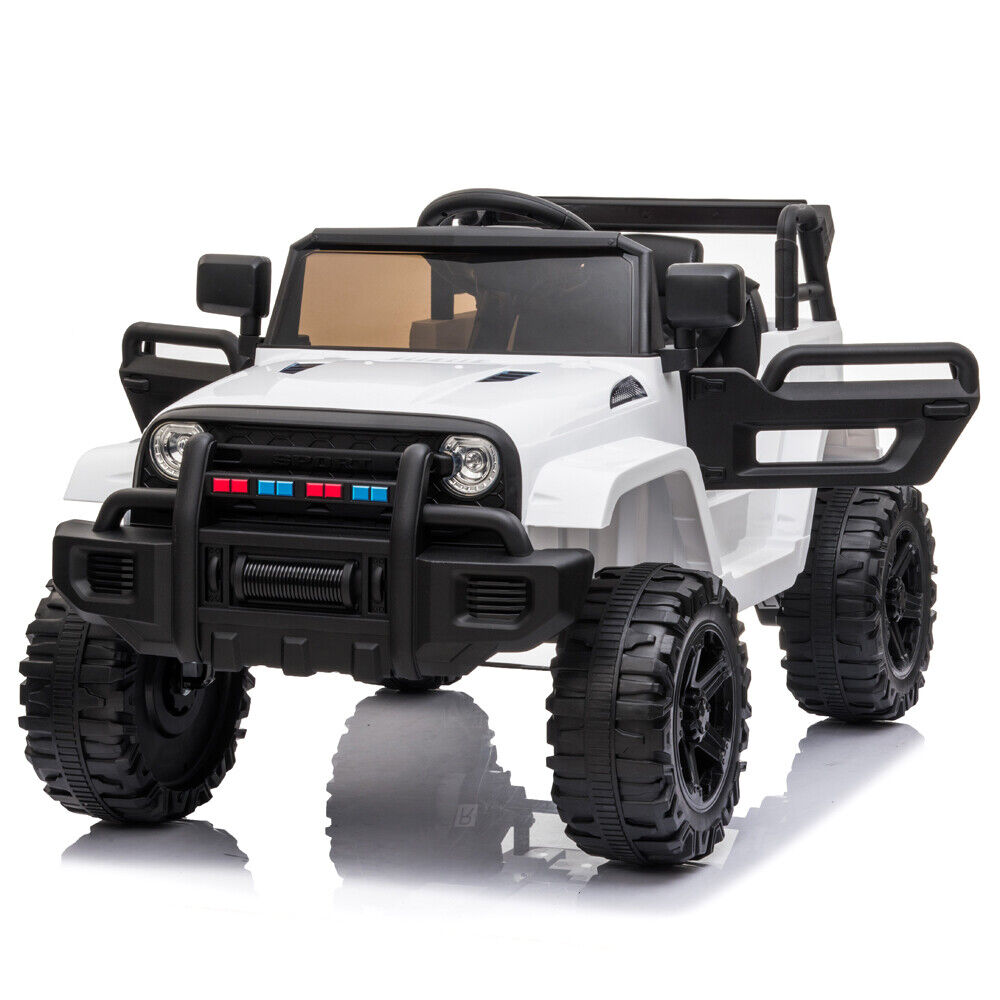 Electric Dual Drive Kids Ride On Car with Remote Control - Battery Powered Toy Vehicle