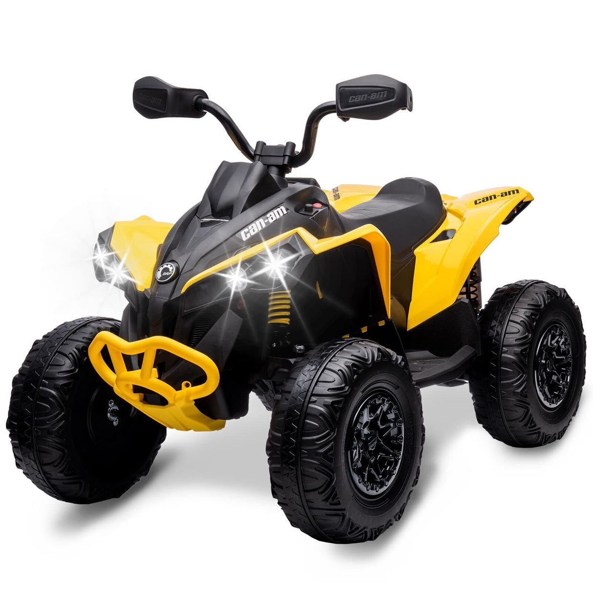 Electric Kids Ride On ATV 4-Wheeler with Music and LED Lights - All-Terrain Fun!