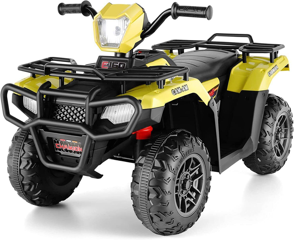 Electric 4-Wheeler ATV Quad for Kids with LED Lights, USB and MP3 Compatibility - Ideal for Boys and Girls