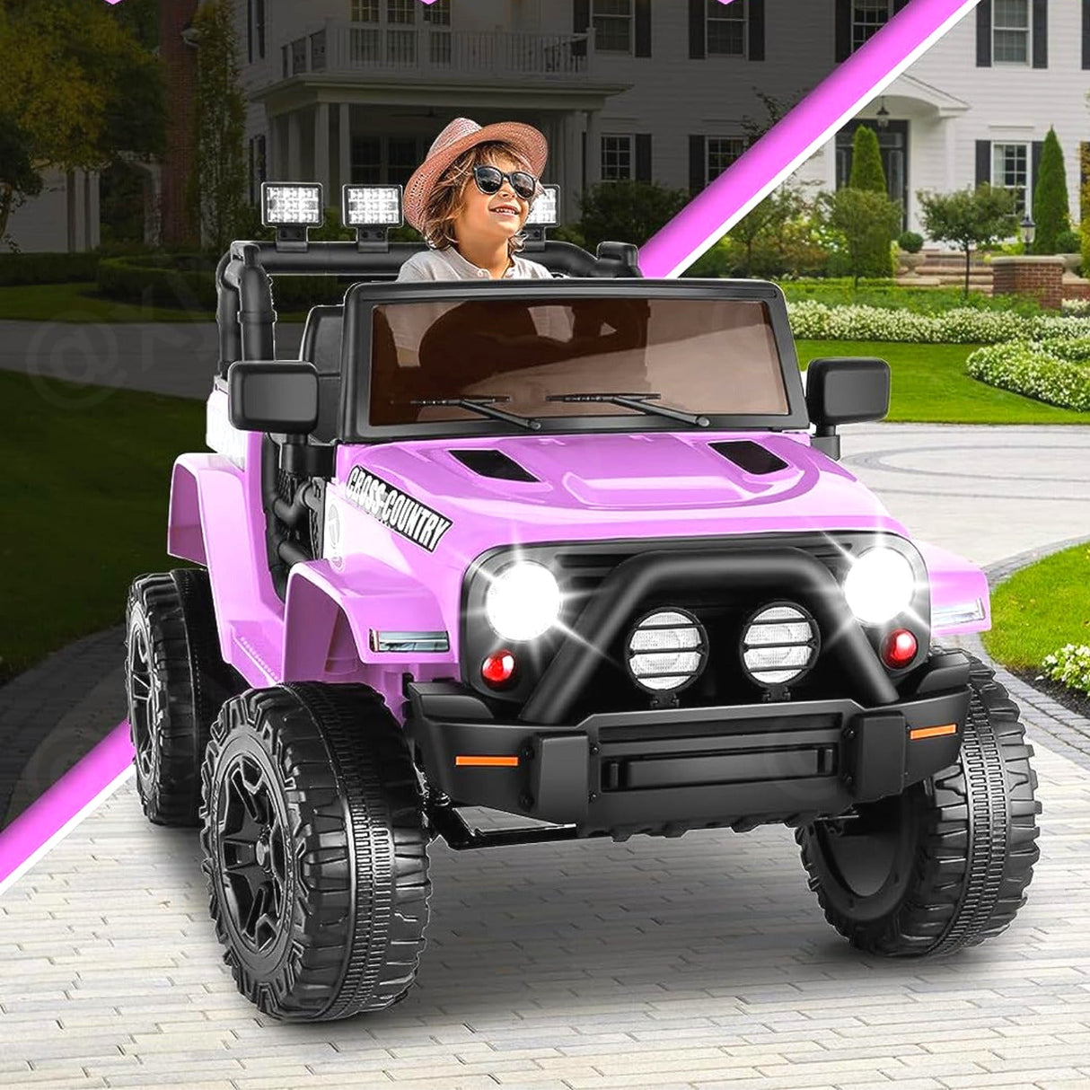 Electric Lamborghini Ride-On Car for Kids with Remote Control - 24/12V Truck Toy