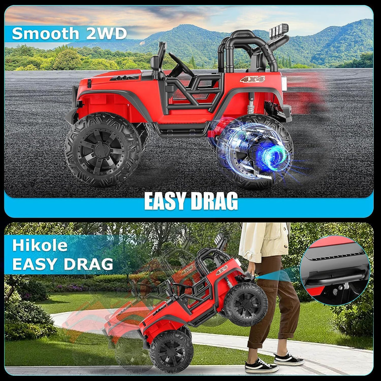 Remote Control Lamborghini Electric Car for Kids - 24/12V Ride-On Truck MagicCars