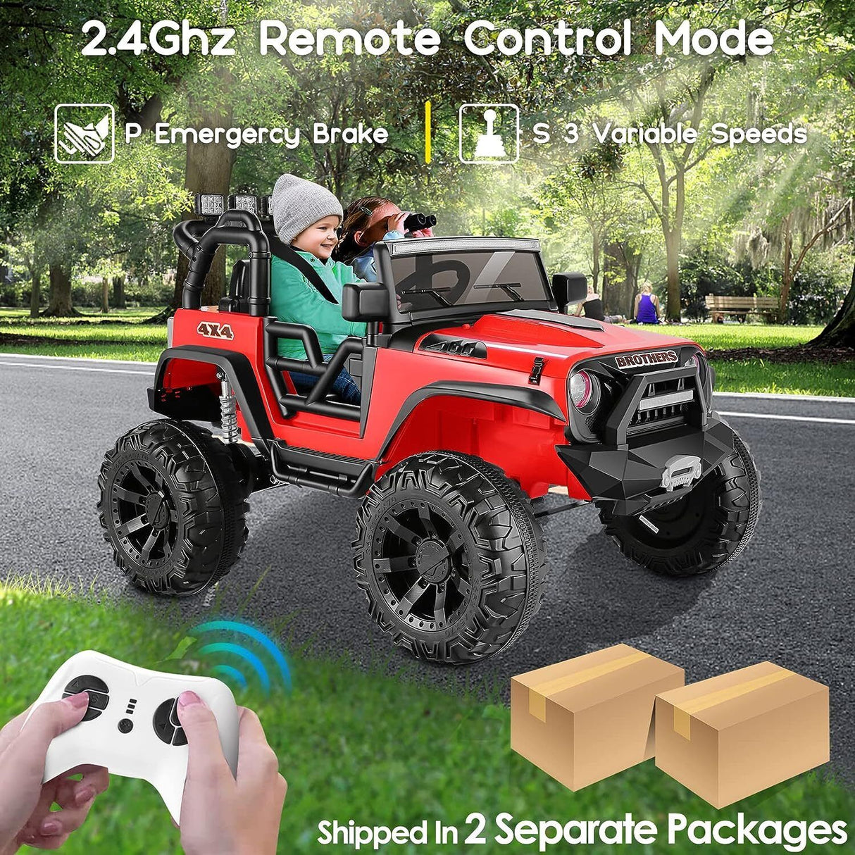 Remote Control Lamborghini Electric Car for Kids - 24/12V Ride-On Truck MagicCars