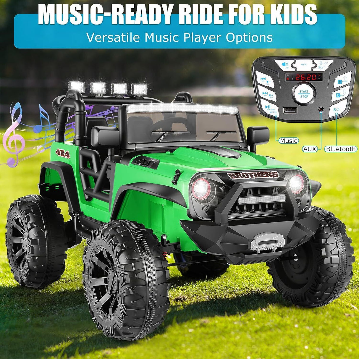 Remote Control Lamborghini Electric Car for Kids - 24/12V Ride-On Truck MagicCars