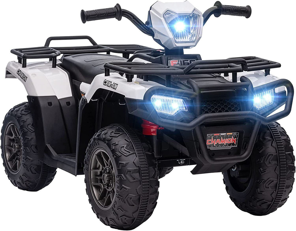 Electric Quad ATV Car for Kids 2-9 Years - 12V Battery Powered 4-Wheeler Truck
