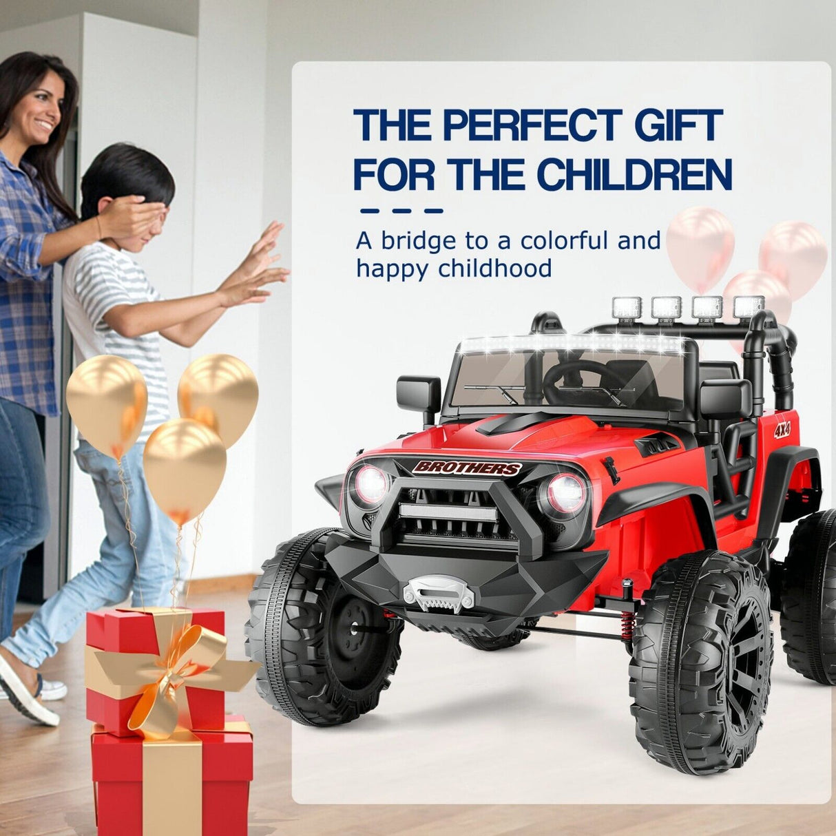 12V Lamborghini Electric Car Truck and Mercedes Benz G500 Ride-On Toy for Kids