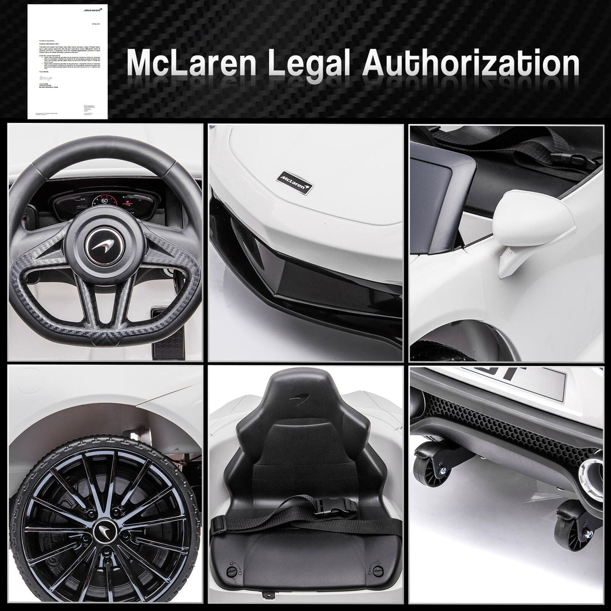 Electric Ride-On Car for Kids with 2 Speeds and Parental Remote Control - Perfect Children's Gift