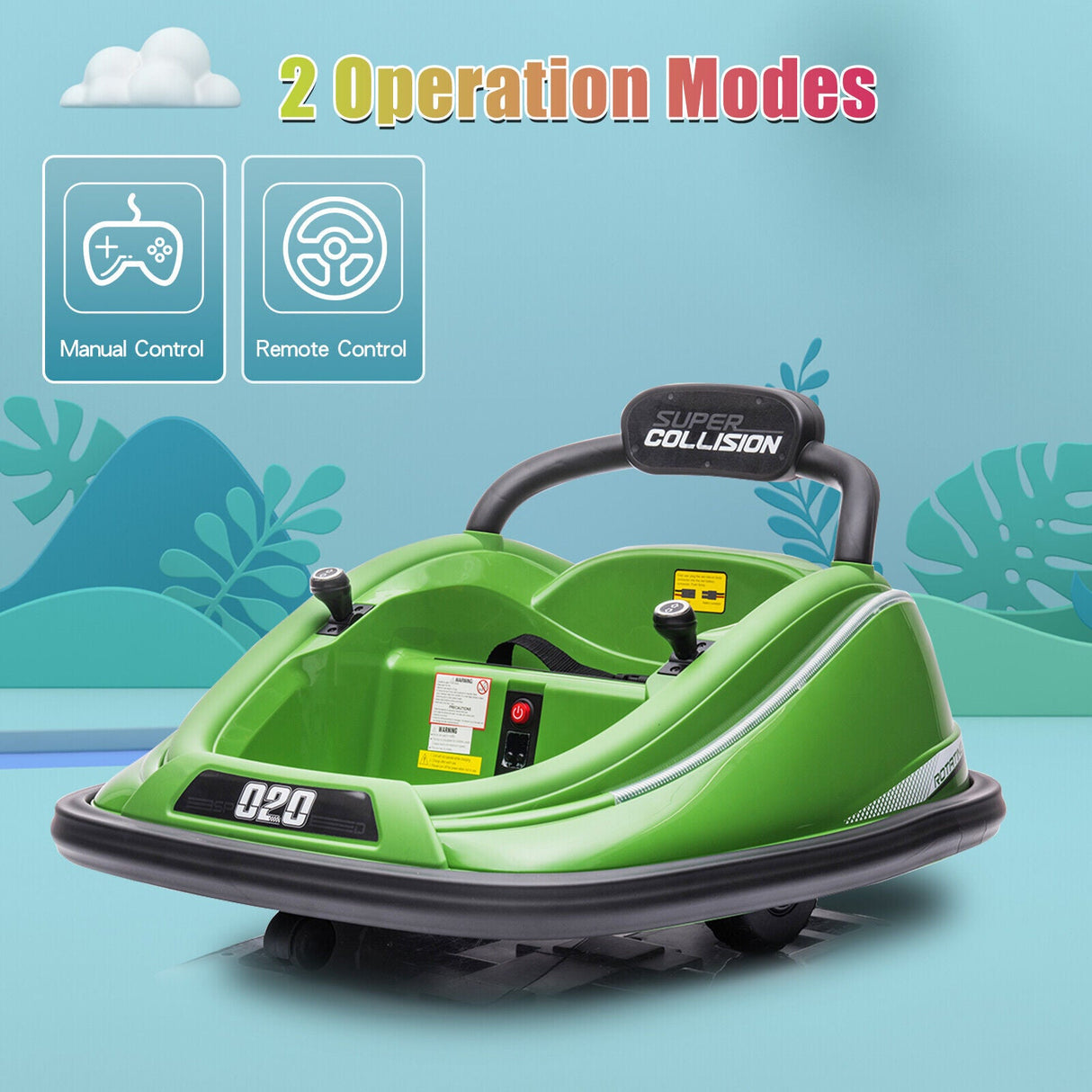 Electric Ride-On Car for Kids with Remote Control and LED Lights - 12V Battery Powered Toy Vehicle