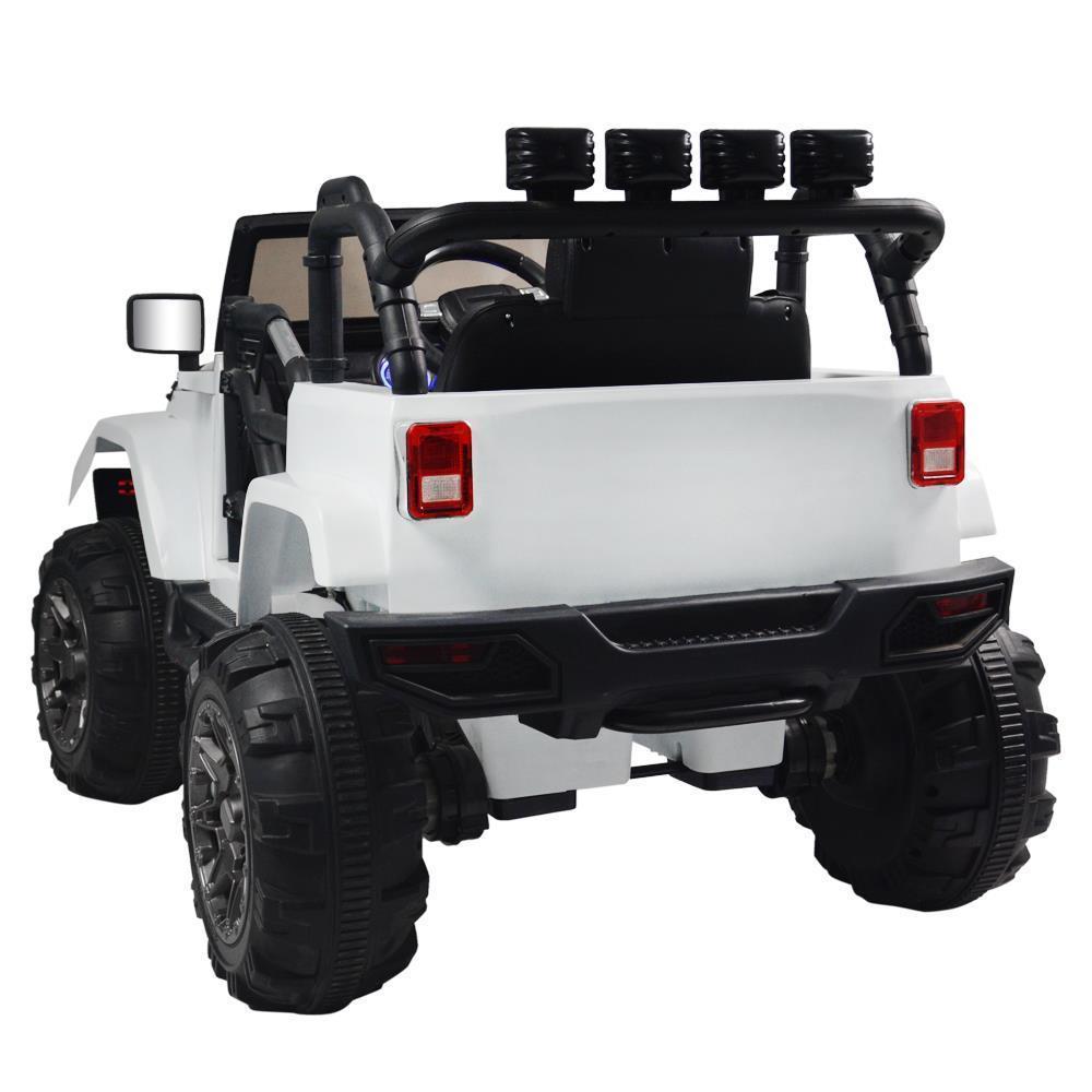Electric Ride-On Car Truck for Kids with Remote Control, MP3 Player, and LED Lights - 3 Speed Options