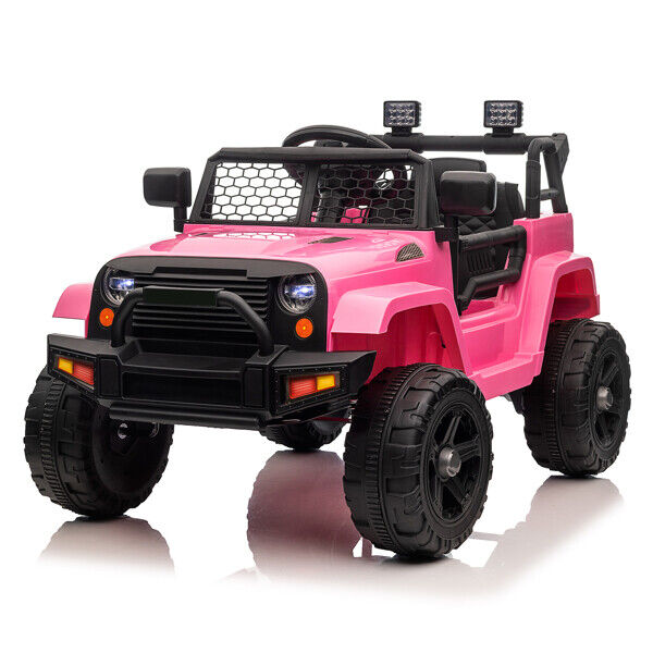 Electric Ride-On Toy Truck for Kids with Remote Control and 3 Speed Options