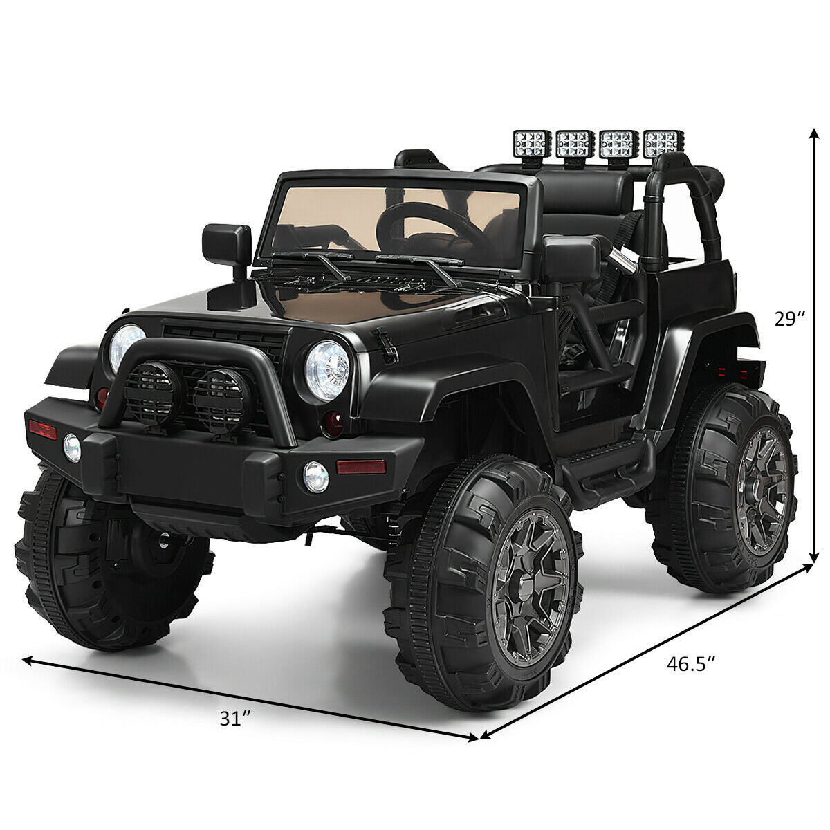 Electric Ride-on Truck for Kids with 2.4 GHZ Remote Control