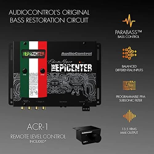 AudioControl Epicenter Mexico Edition Bass Restoration Processor With Remote Bass Level Control AudioControl