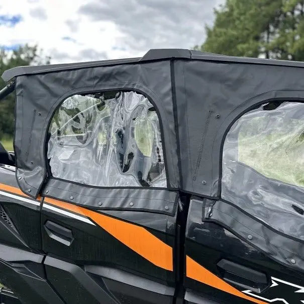 Falcon Ridge KAW-KRX4-SDK01-Z Kawasaki Teryx KRX 4 soft doors - rear door view