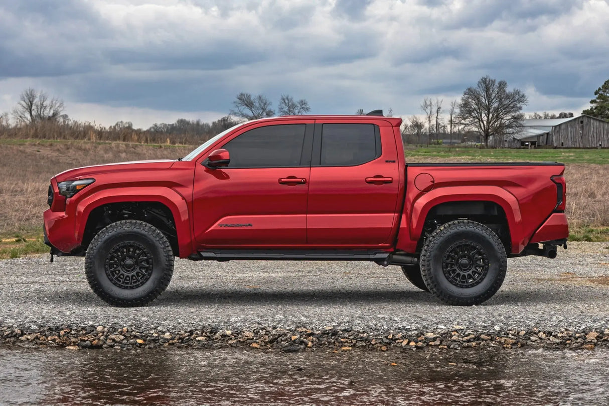 Rough Country HD2 Aluminum Running Boards Double Cab Toyota Tacoma 2WD 4WD 2024-2026 SRB202485
