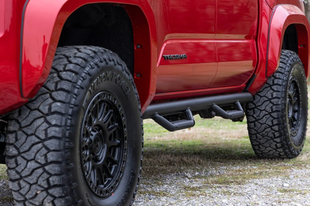 Rough Country Nerf Steps Cab Length Double Cab Toyota Tacoma 2WD/4WD 2024-2026 RCT2480CC