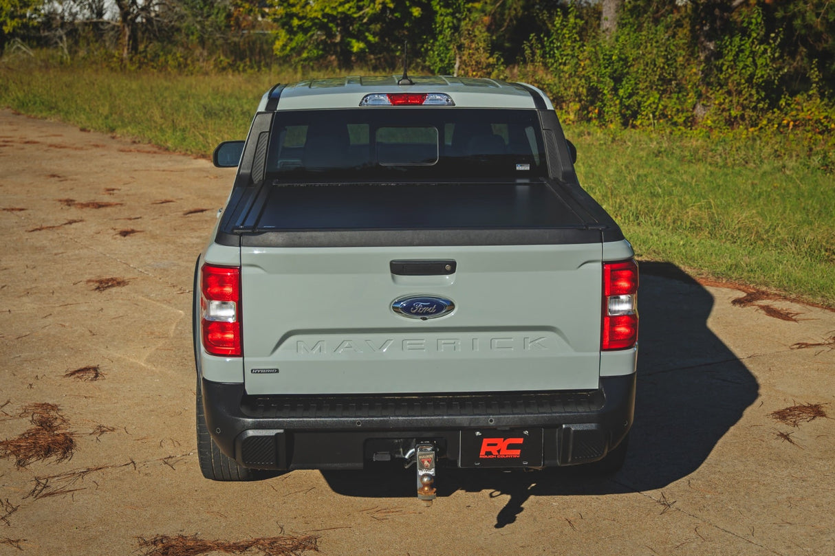 Rough Country Powered Retractable Bed Cover for Ford Maverick 2022-2026