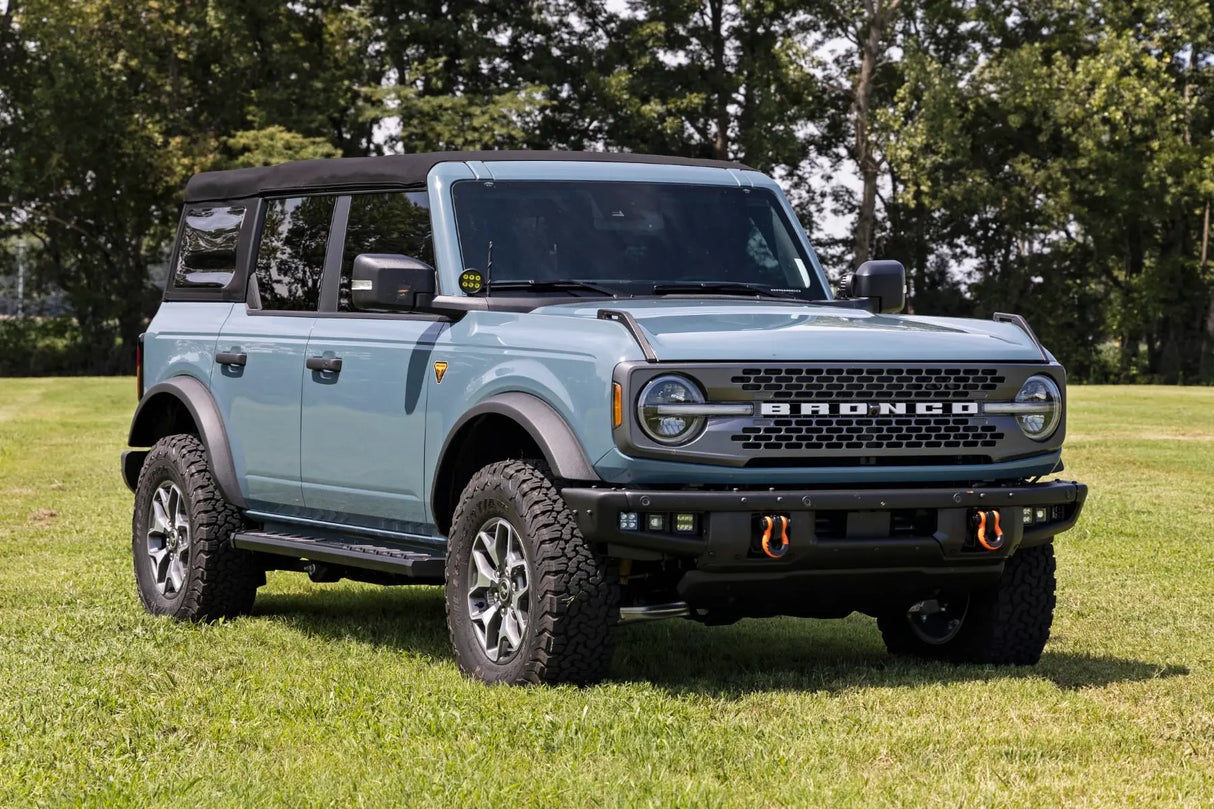 Rough Country BA2 Running Boards Side Step Bars 4-Door Ford Bronco 4WD 2021-2026 41007A