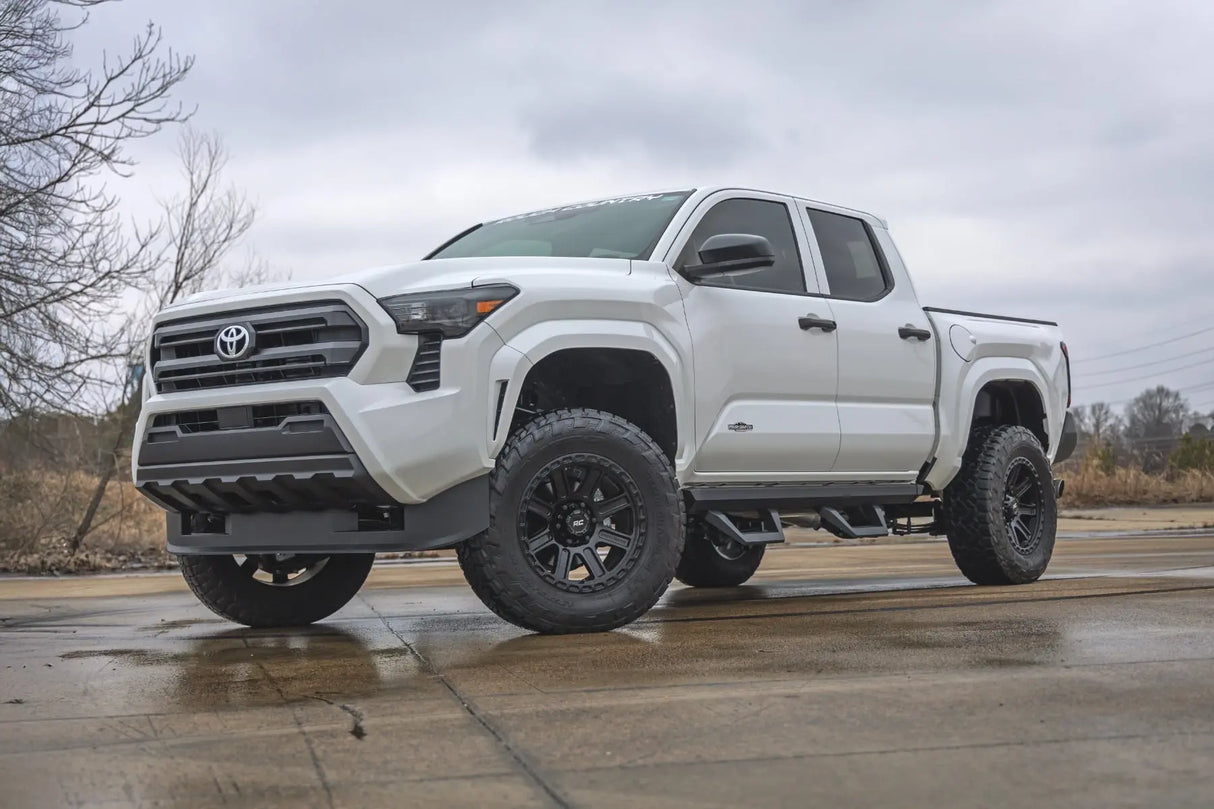 Rough Country SRX2 Adjustable Aluminum Steps Double Cab Toyota Tacoma 2WD/4WD 2024-2026 73004