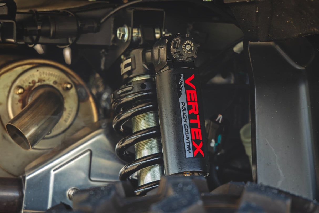 Rough Country Vertex Adjustable Rear Coilover Shocks CFMOTO UFORCE 1000