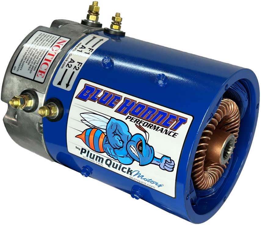 Yamaha Sepex/G19/G22/G29/Drive2 DC/YDRE Electric Golf Cart Motor - 48V 16HP 25-31MPH (Street Riot)