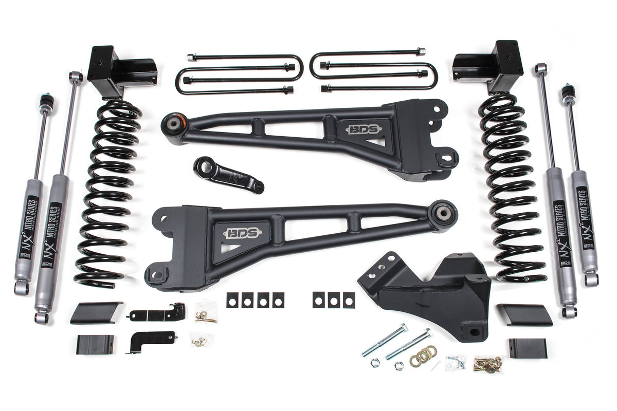 4 Inch Lift Kit w/ Radius Arms | Ford F450 Super Duty (20-22) 4WD BDS Suspension