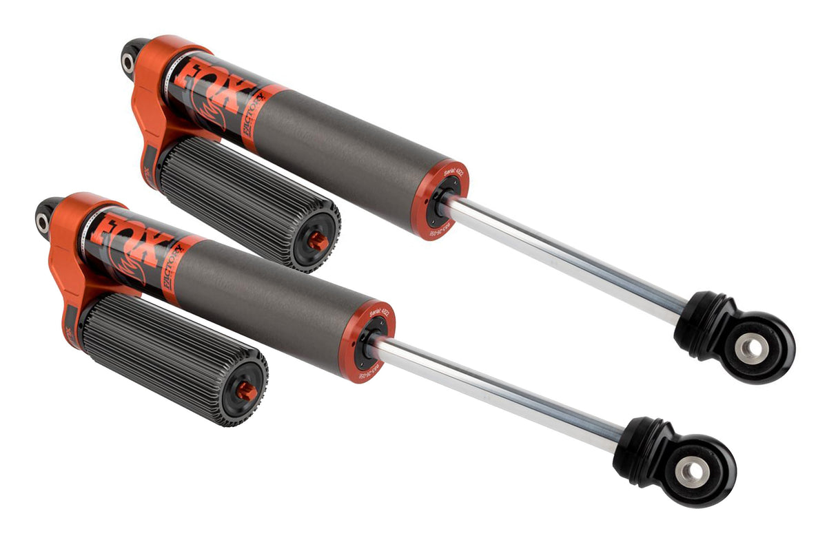 FOX 3.0 Internal Bypass Piggyback Rear Shocks Adjustable | Factory Race | 3.5-4.5 Inch Lift | Jeep Wrangler JL (18-27) FOX