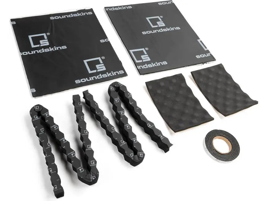 SoundSkins | Sound Deadening Sound Quality Speaker Kit | SSK-SQSK | 2x Foam Speaker Rings, 2x Foam Backing Sheets, 2x Speaker Kit Sheets, 3' Strip Tape 3/8" SoundSkins Global