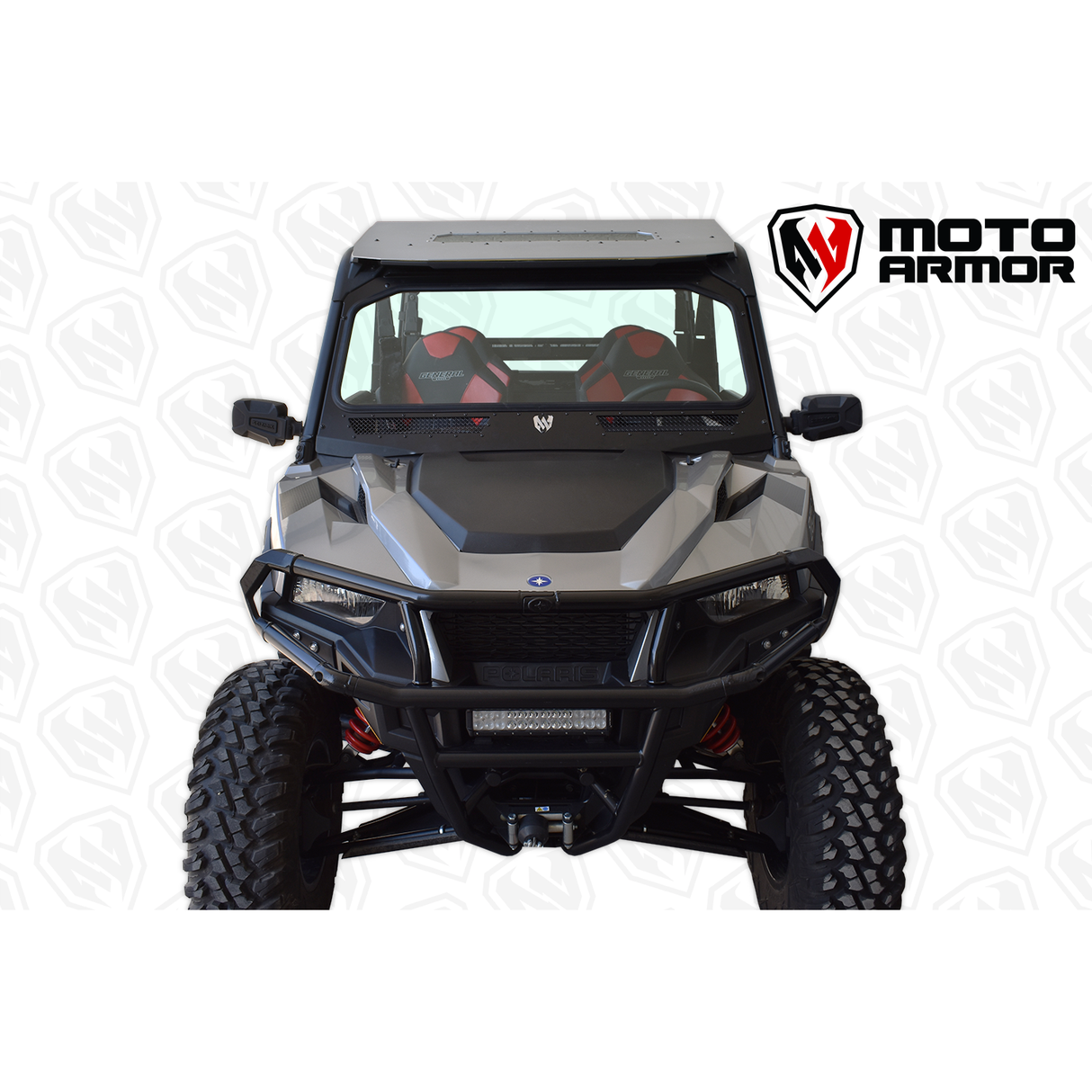2016-2025 Polaris General Vented Glass Windshield - Two Vent