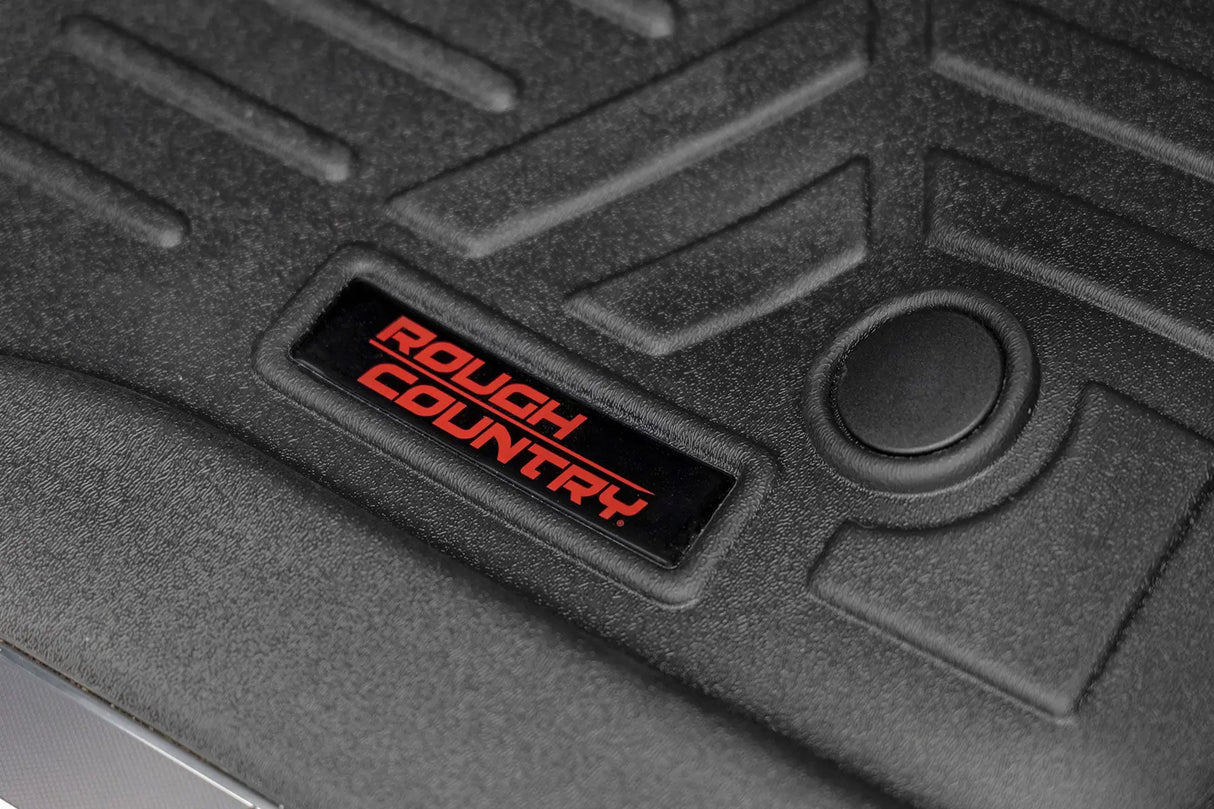 Rough Country Floor Mats Front & Rear Ford Bronco 4WD 2021-2026 M-51602