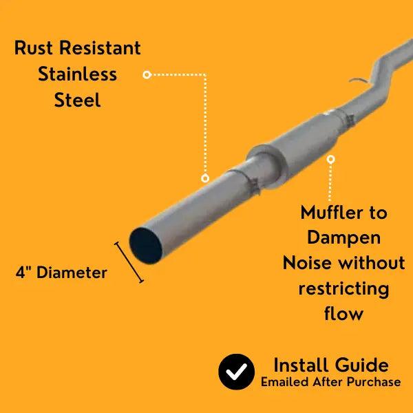 DPF & CAT Delete Pipe | GM/Chevy 6.6L Duramax LML 2011-2016 thedieseldudes