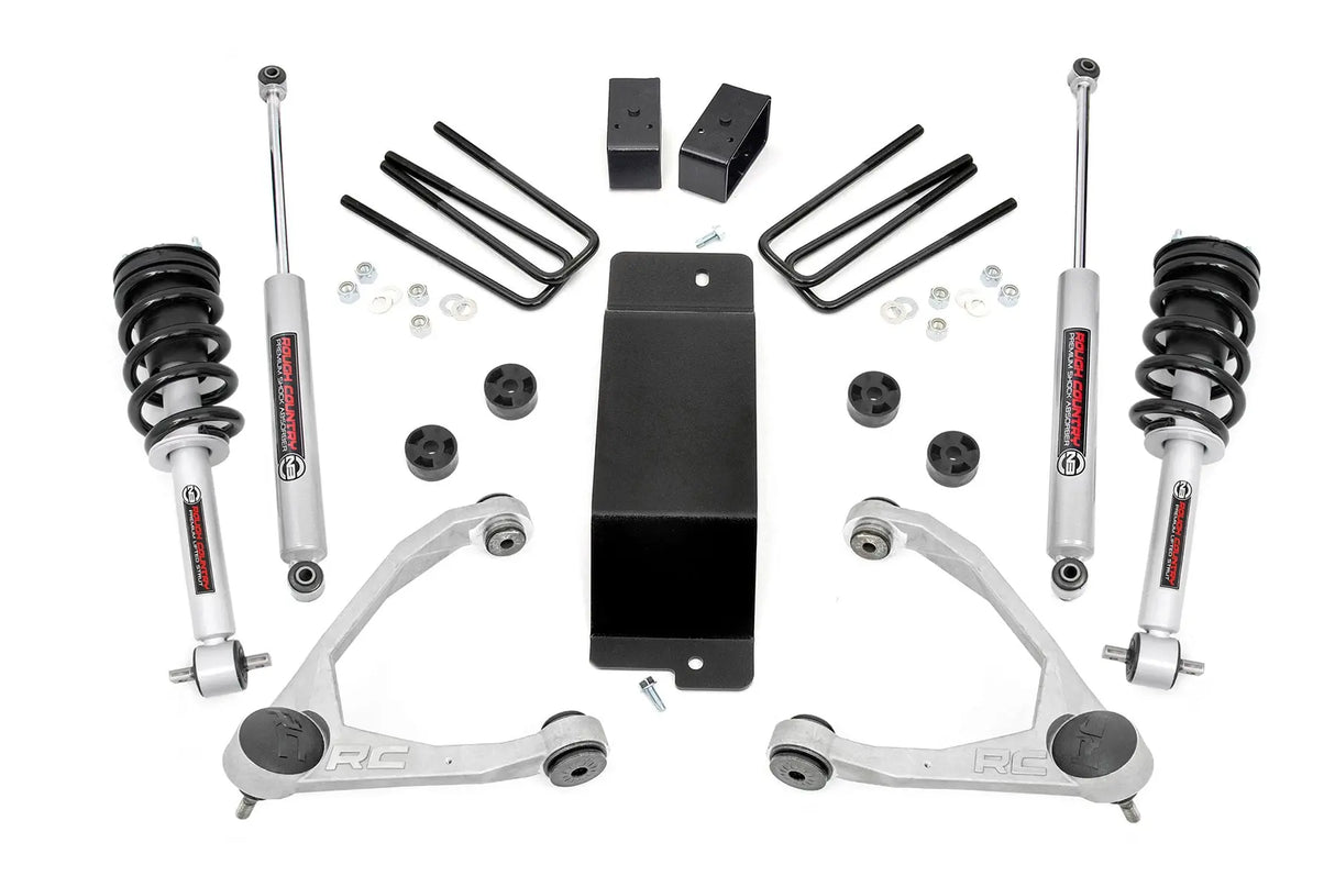 Rough Country 3.5 Inch Lift Kit Chevy/GMC 1500 4WD/AWD 2007-2016 19431A