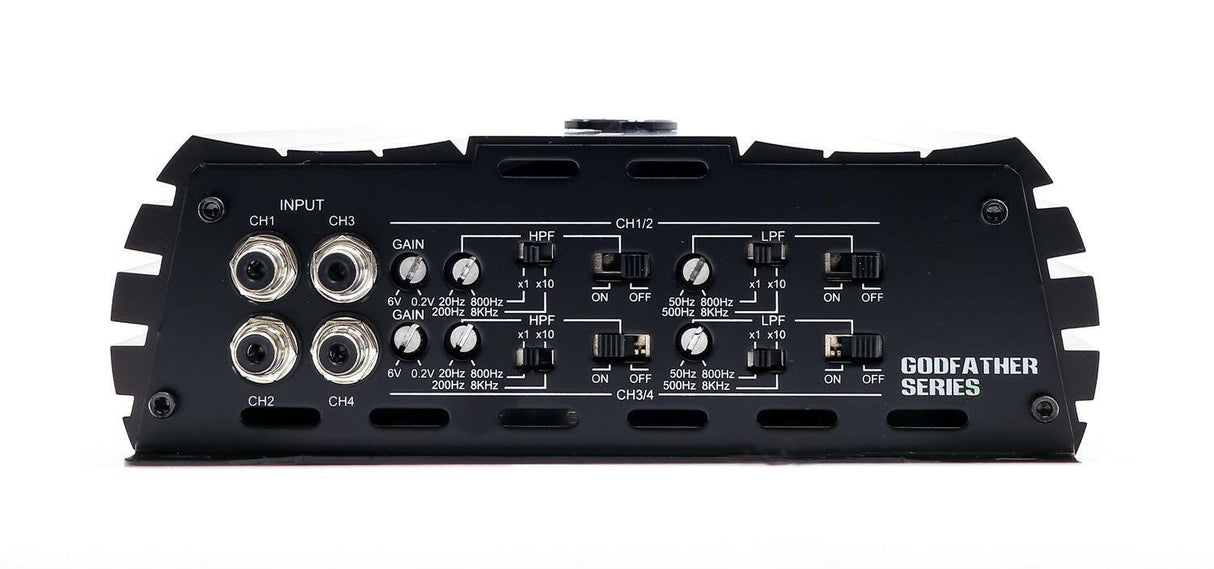 American Bass Godfather 500.4D Class D High Performance Multichannel Amplifier