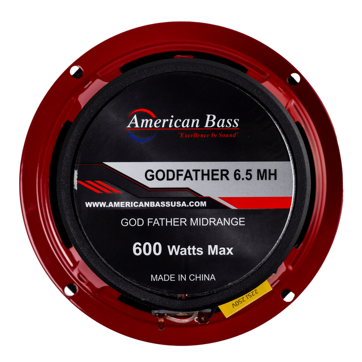Godfather 6.5 Midrange Speaker w/Tweeter | 300 Watts