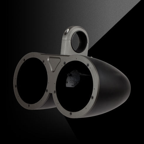 KICKER KMTED Dual 6.5" Empty Enclosure Pair
