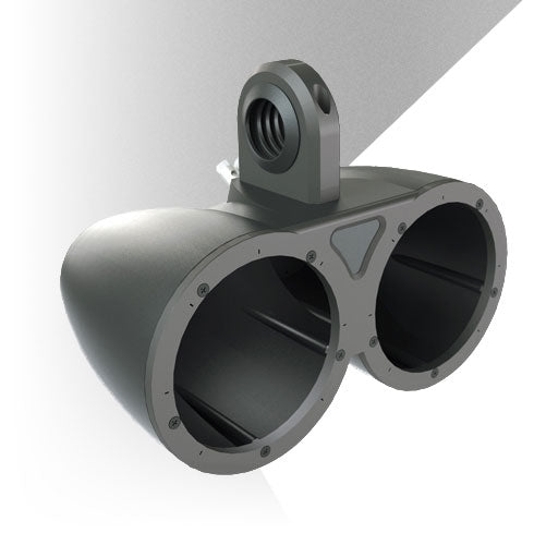 KICKER KMTED Dual 6.5" Empty Enclosure Pair