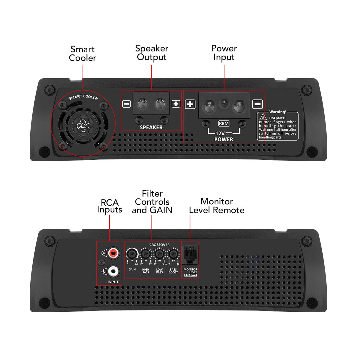 Taramps HD 3000 1 OHM + PRO 2.4S Car Amplifier & Processor COMBO Taramps USA