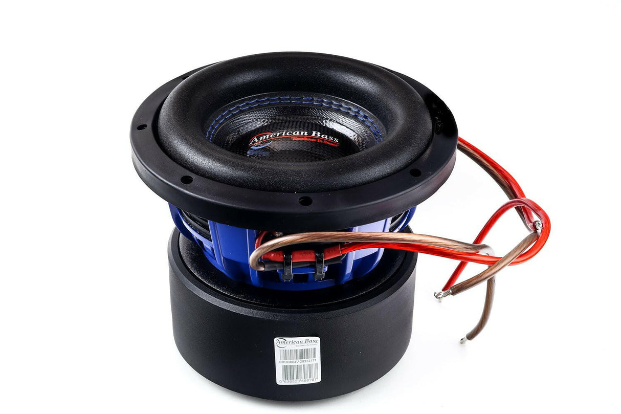 HD 8″ Car Subwoofer | 400 Watts RMS | Dual Voice Coil 2 Ohm or 4 Ohm