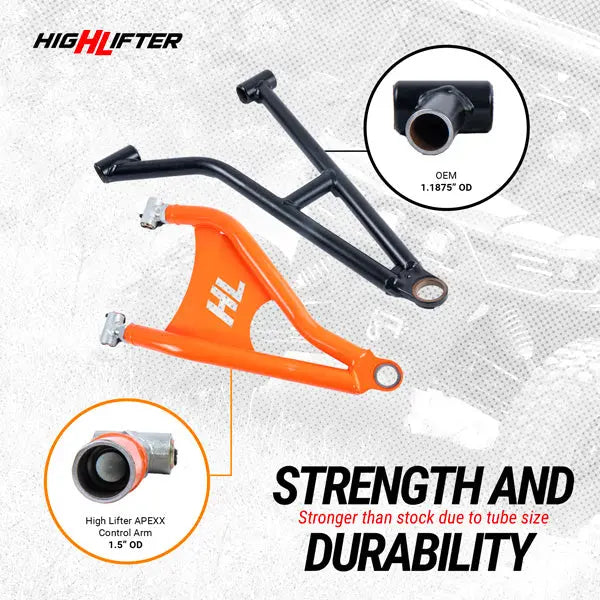 APEXX Front Forward Upper & Lower Control Arms Can-Am Defender HD11 High Lifter