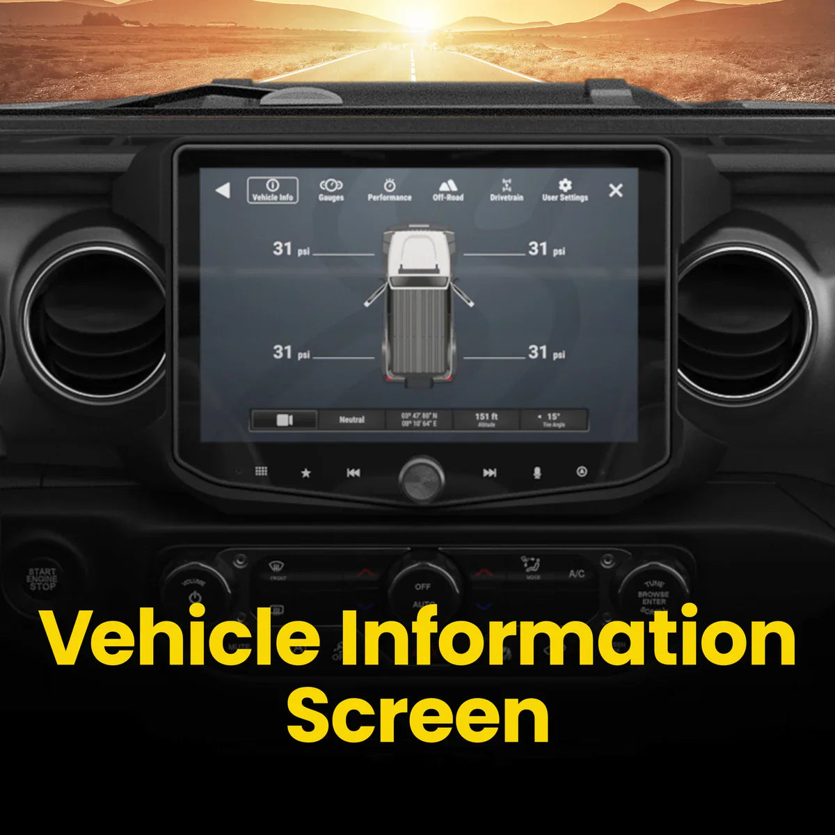 Stinger HORIZON10 10" Radio Fully Integrated Kit W/ Vehicle And Off-Road I '18-'23 Jeep JL Wranglers/ '20-'23 Jeep JT Gladiators
