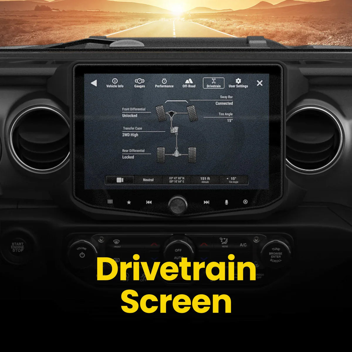 Stinger HORIZON10 10" Radio Fully Integrated Kit W/ Vehicle And Off-Road I '18-'23 Jeep JL Wranglers/ '20-'23 Jeep JT Gladiators