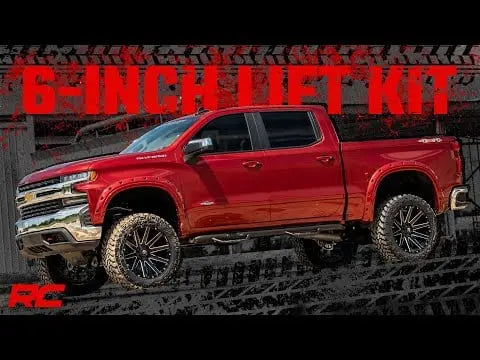 Rough Country 6 Inch Suspension Lift Kit Chevy Silverado 1500 4WD 2019-2024 21731