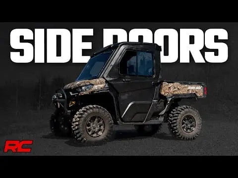 Rough Country UTV Side Doors Can-Am Defender HD 5/HD 7/HD 8/HD 9/HD 10 2-Seater 97100