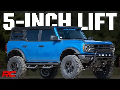 Rough Country 5 Inch Lift Kit Ford Bronco 4WD 2021-2025 41100